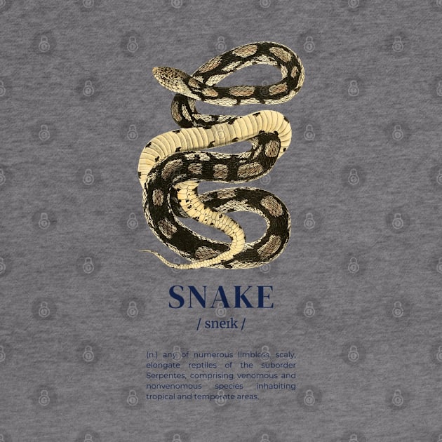 Snake - Animal Dictionary Definition Reptile by Millusti